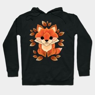 Little fox of leaves Hoodie